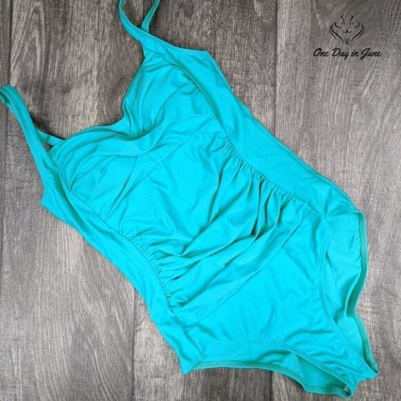 Ekouaer Elegant Inspired Vintage Pin up One Piece Size M - Picture 4 of 5